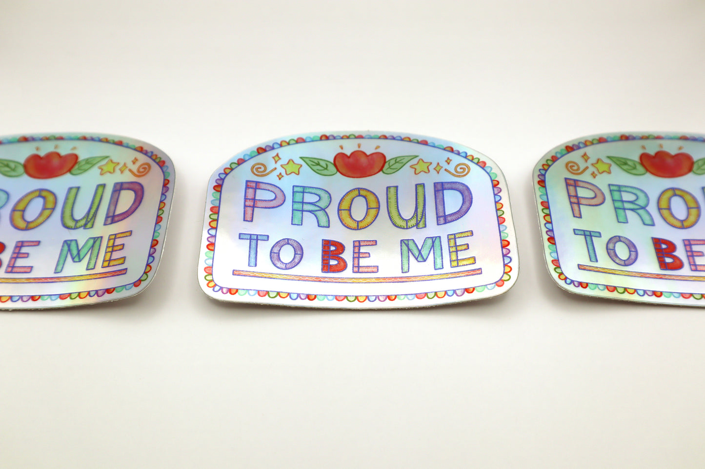 Proud Holographic Sticker