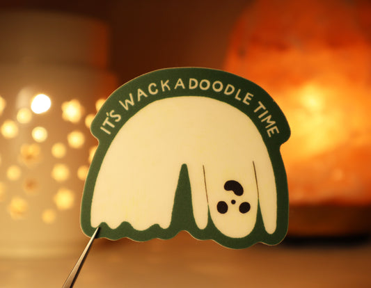 Wacky Ghost Glow-in-the-dark Sticker