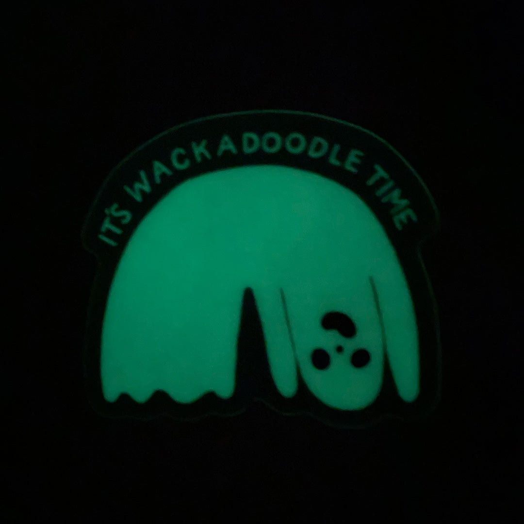 Wacky Ghost Glow-in-the-dark Sticker